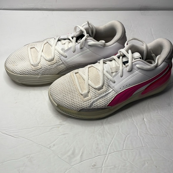 PUMA Clyde Hardwood Pink Glow size 7c - Picture 3 of 6